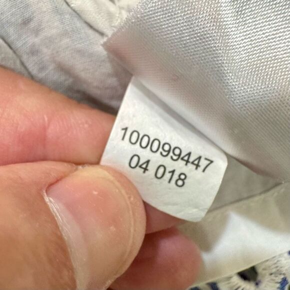 Brooks Brothers Embroidered Mini Dress. Blue/white. - Picture 11 of 11